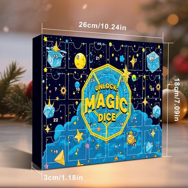 🎄🎲 2025 Kerst Dobbelsteen Adventskalender