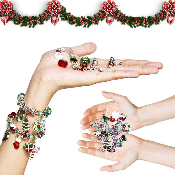 24-delige DIY Kerst Adventskalender Armbanden Set