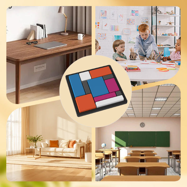 🎄 Creatief Geometrisch Blokken Puzzelspel