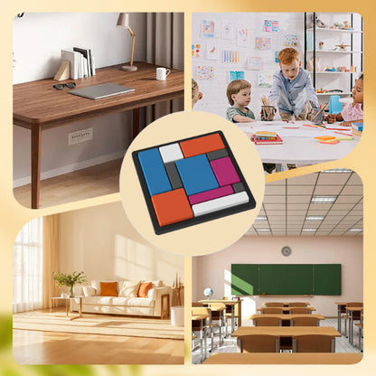 🎄 Creatief Geometrisch Blokken Puzzelspel