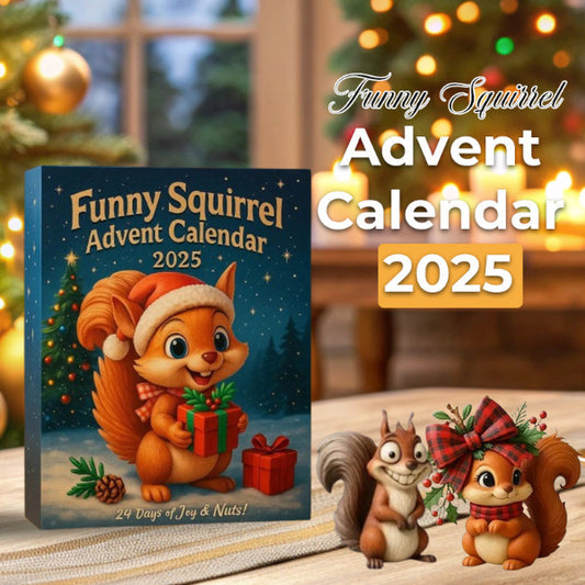 🐿️🎁 Grappige Eekhoorn-Adventskalender 2025