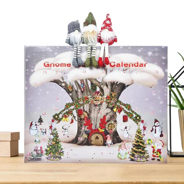 Premium gnome kerstkalender