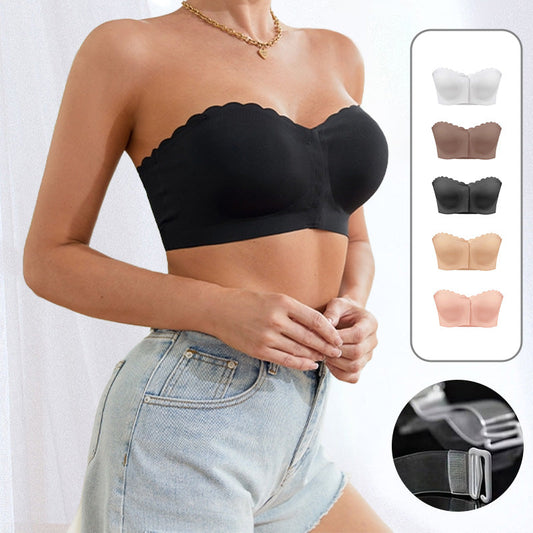Strapless bh met effen print voor dames