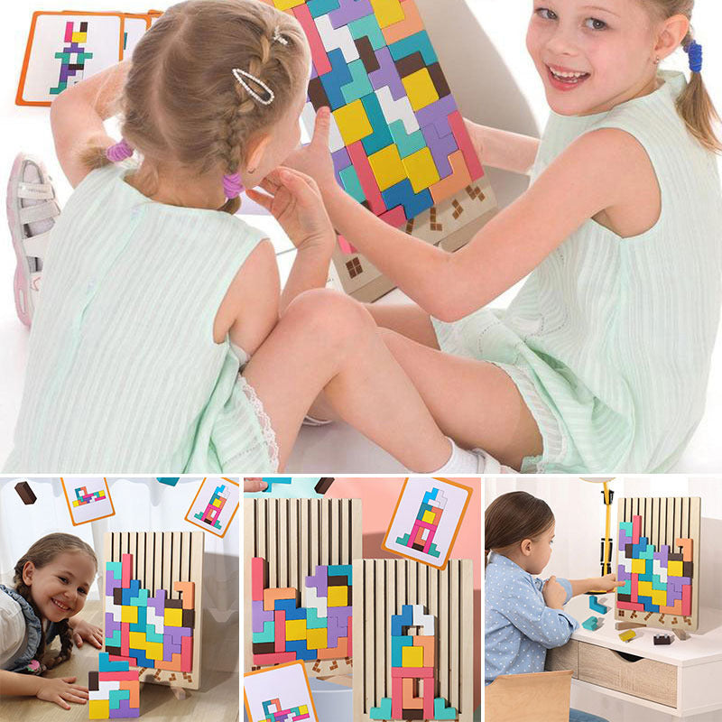 Wooden Stacking Puzzel