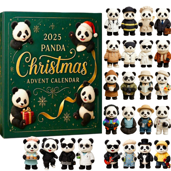 2025 Panda Kerst Adventskalender