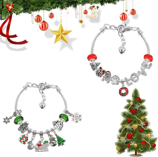 24-delige DIY Kerst Adventskalender Armbanden Set