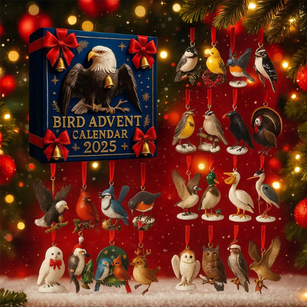 🐦 Vogel Adventskalender 2025 – Een gevederde aftelkalender tot Kerstmis 🎄