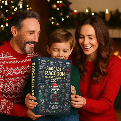 🎁 Sarcastische Wasbeer Adventskalender 2025
