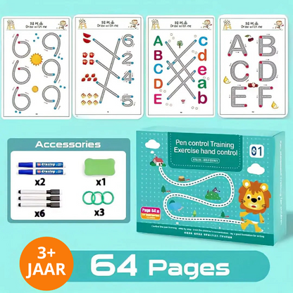 KiddoLearn™ – Herbruikbaar schrijfboek