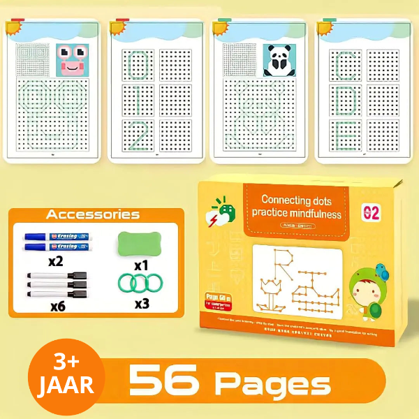 KiddoLearn™ – Herbruikbaar schrijfboek
