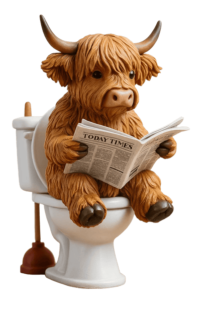 🐮 Hooglander Adventskalender 2025 🎄✨– Handgemaakte 3D-pop met Hooglander (24 onderdelen)