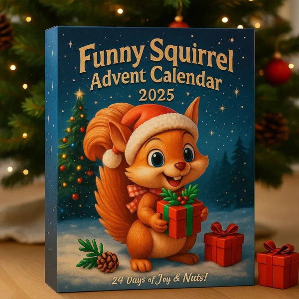 🐿️🎁 Grappige Eekhoorn-Adventskalender 2025