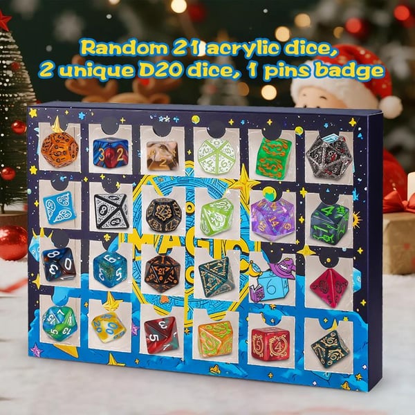🎄🎲 2025 Kerst Dobbelsteen Adventskalender