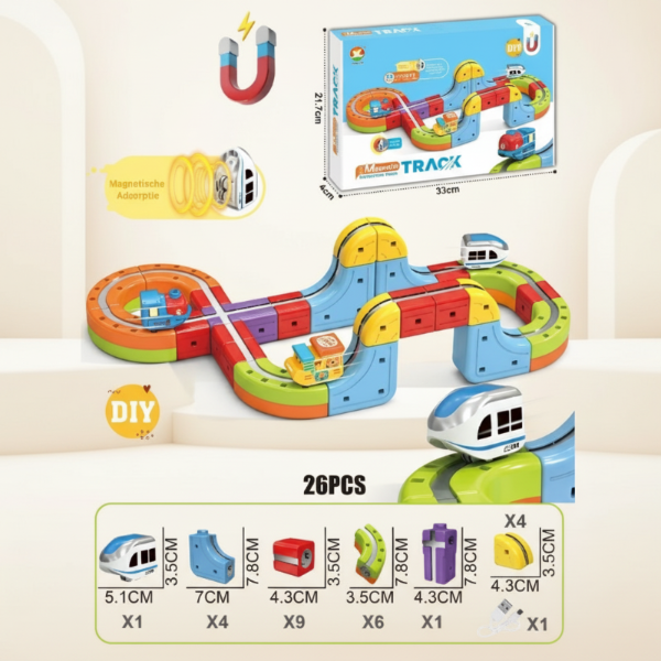 MagniTrack – Creatief & Elektrisch – Anti-Gravity Elektrische Trein