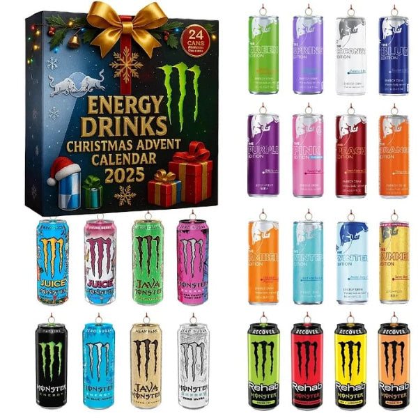 ⚡️ Energy Drink Blik Adventskalender 2025