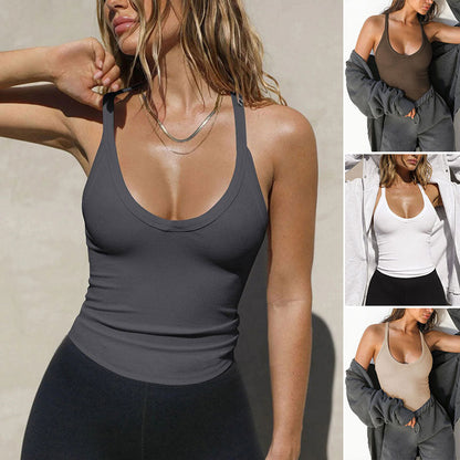 Damesrugloze racerback tanktop