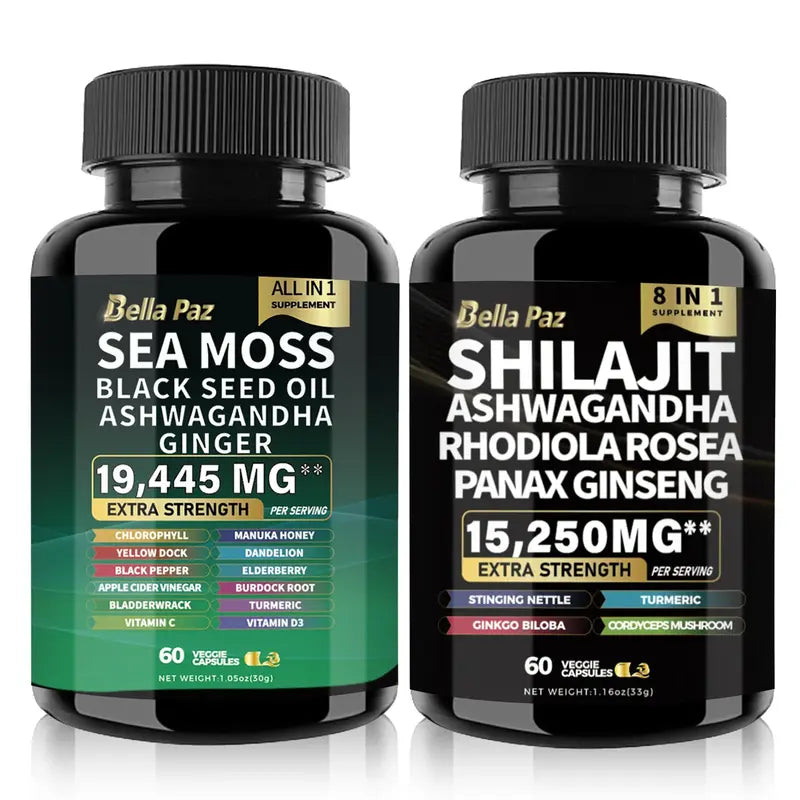 Vitality boost duo: Sea Moss & Shilajit