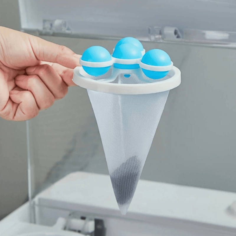 WashingFilter™ - Herbruikbaar drijvend filter voor wasmachines.