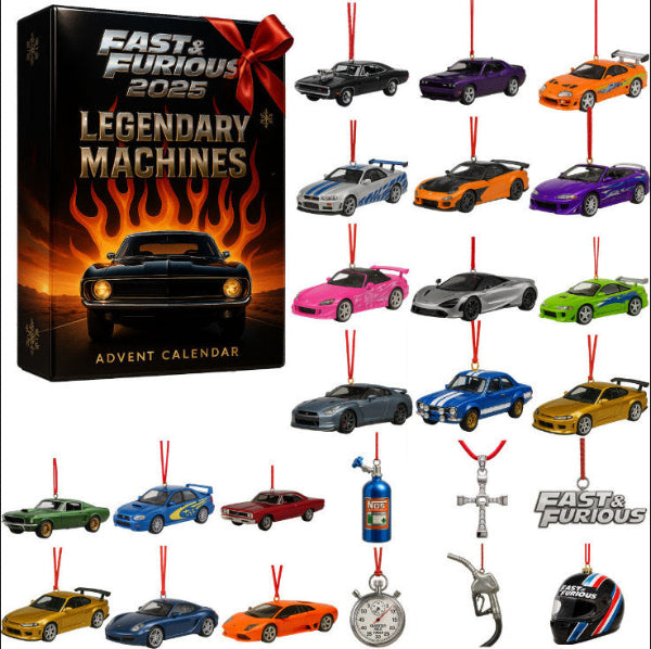 Fast & Furious Adventskalender 2025 – Legendary Machines Set
