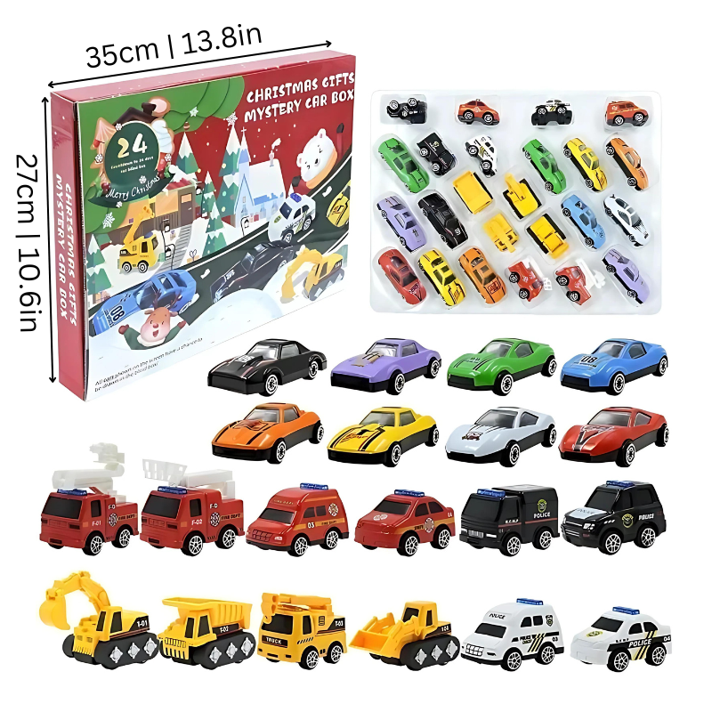 Alloy toycar adventskalender