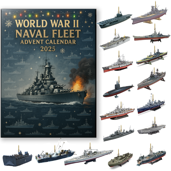 WWII Naval Fleet Adventskalender 2025 – 24 Dagen Iconische Oorlogsschepen