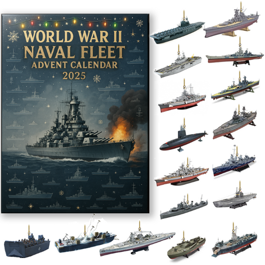 WWII Naval Fleet Adventskalender 2025 – 24 Dagen Iconische Oorlogsschepen