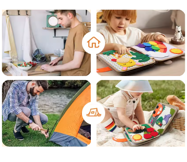 Montessori Busy Book – Leer spelenderwijs