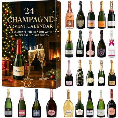 Champagne Aftelkalender 2025 – 24 Dagen Vol Feest & Genot 🥂🎄