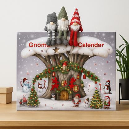 Premium gnome kerstkalender