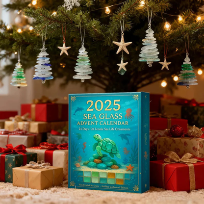 🌊 2025 Sea glass adventskalender · Schatten van de zee