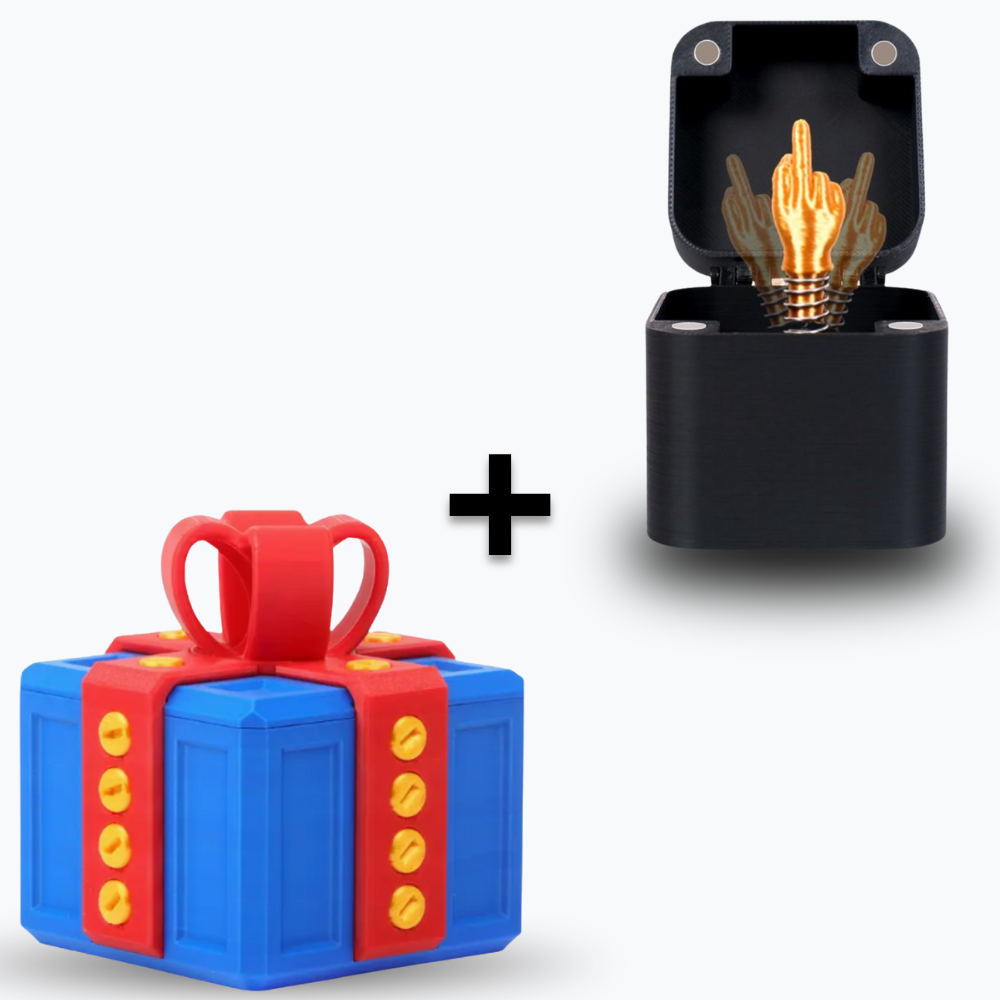 Prank cadeau + middelvinger box