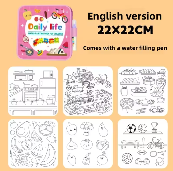 Hergebruikbaar Magic Water Boek voor Kinderen - Familysplace™