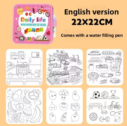 Hergebruikbaar Magic Water Boek voor Kinderen - Familysplace™