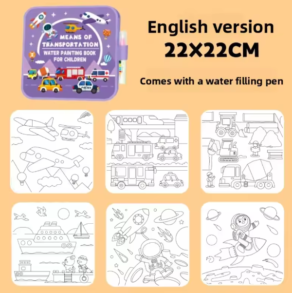 Hergebruikbaar Magic Water Boek voor Kinderen - Familysplace™