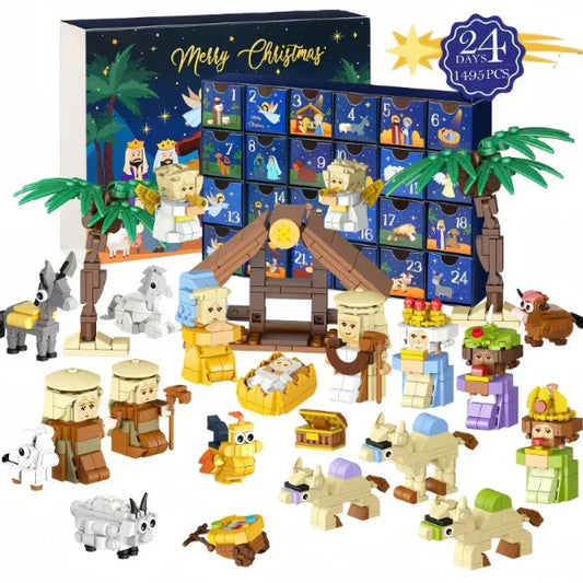 Miniatuur Kerststal Figuren Adventskalender 2025