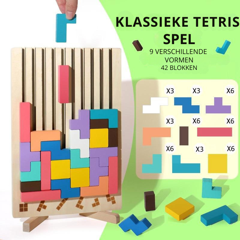 Wooden Stacking Puzzel