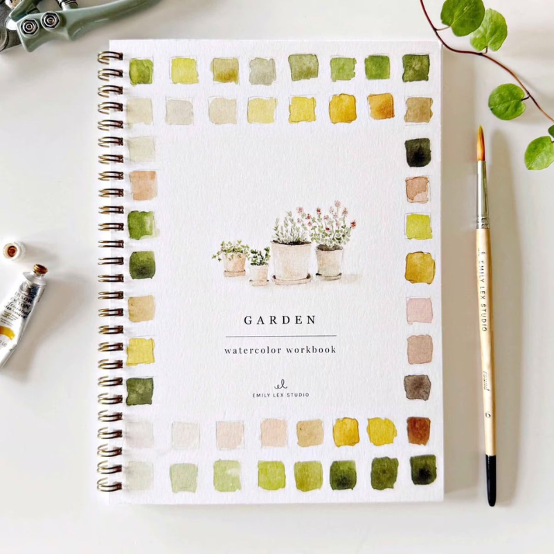 Aquarelli™ | Laat je creativiteit de vrije loop met ons leuke werkboek voor aquarel!