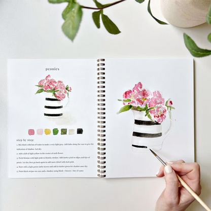 Aquarelli™ | Laat je creativiteit de vrije loop met ons leuke werkboek voor aquarel!