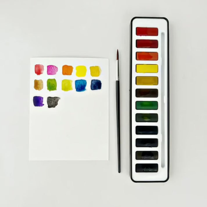 Aquarelli™ | Laat je creativiteit de vrije loop met ons leuke werkboek voor aquarel!