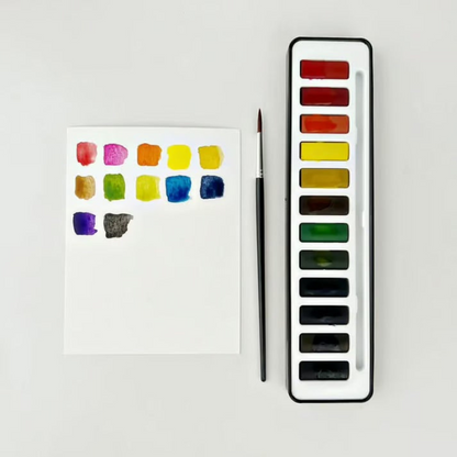 Aquarelli™ | Laat je creativiteit de vrije loop met ons leuke werkboek voor aquarel!