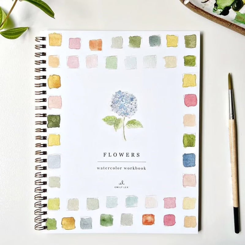 Aquarelli™ | Laat je creativiteit de vrije loop met ons leuke werkboek voor aquarel!