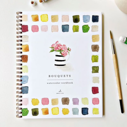 Aquarelli™ | Laat je creativiteit de vrije loop met ons leuke werkboek voor aquarel!
