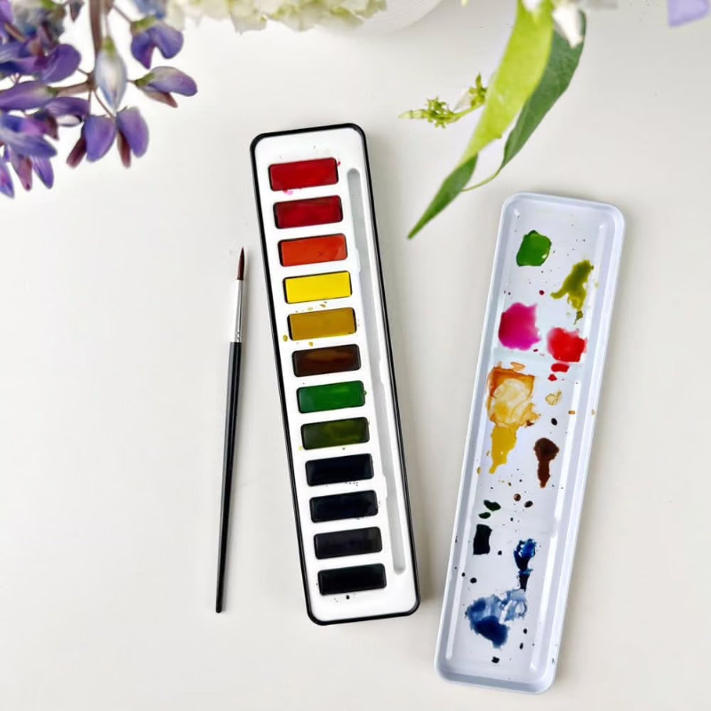 Aquarelli™ | Laat je creativiteit de vrije loop met ons leuke werkboek voor aquarel!