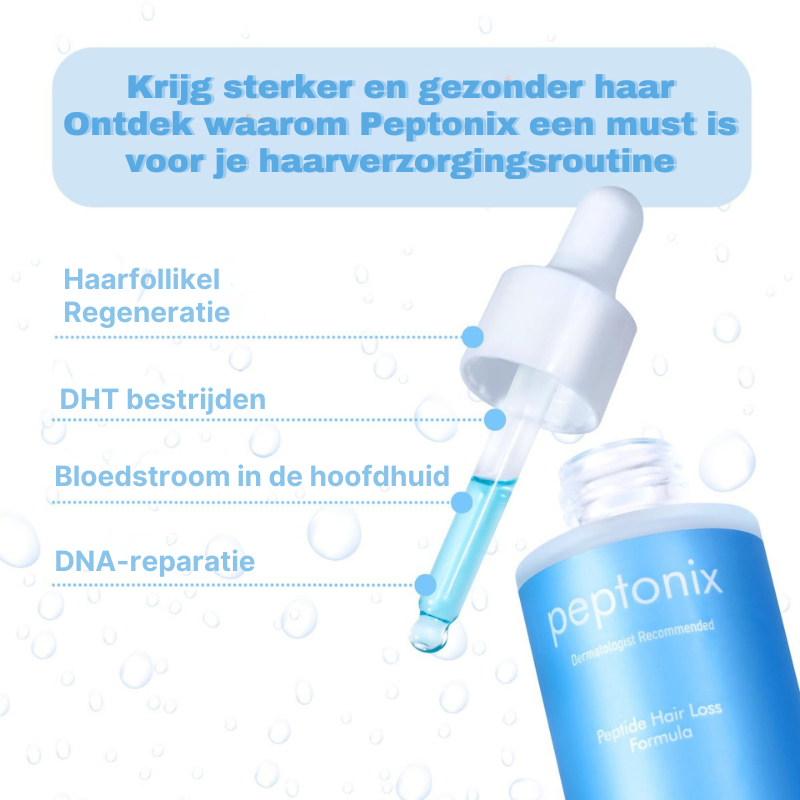 Peptonix - Klinisch bewezen haargroei-ingrediënten voor mannen