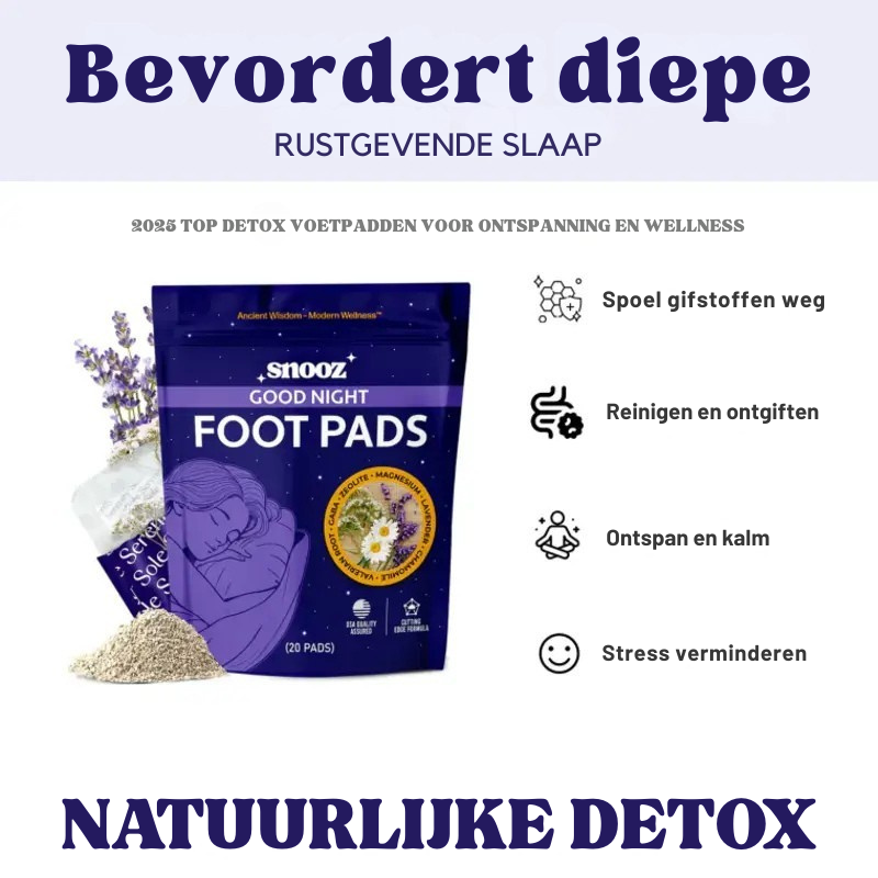 Detox sleep pads | gun jezelf een goede nachtrust