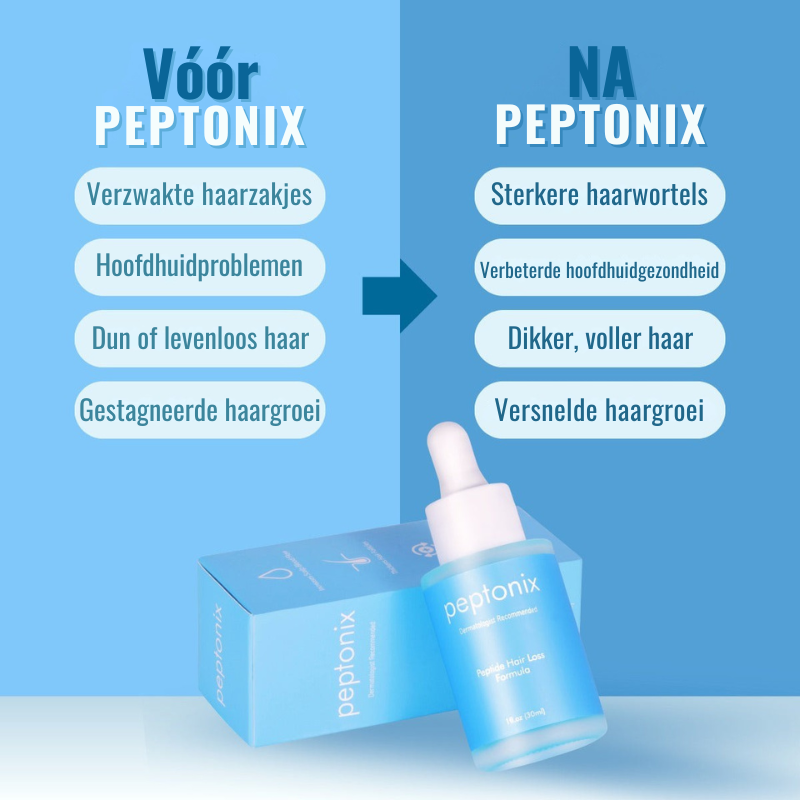 Peptonix - Klinisch bewezen haargroei-ingrediënten voor mannen