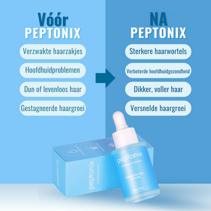 Peptonix - Klinisch bewezen haargroei-ingrediënten voor mannen