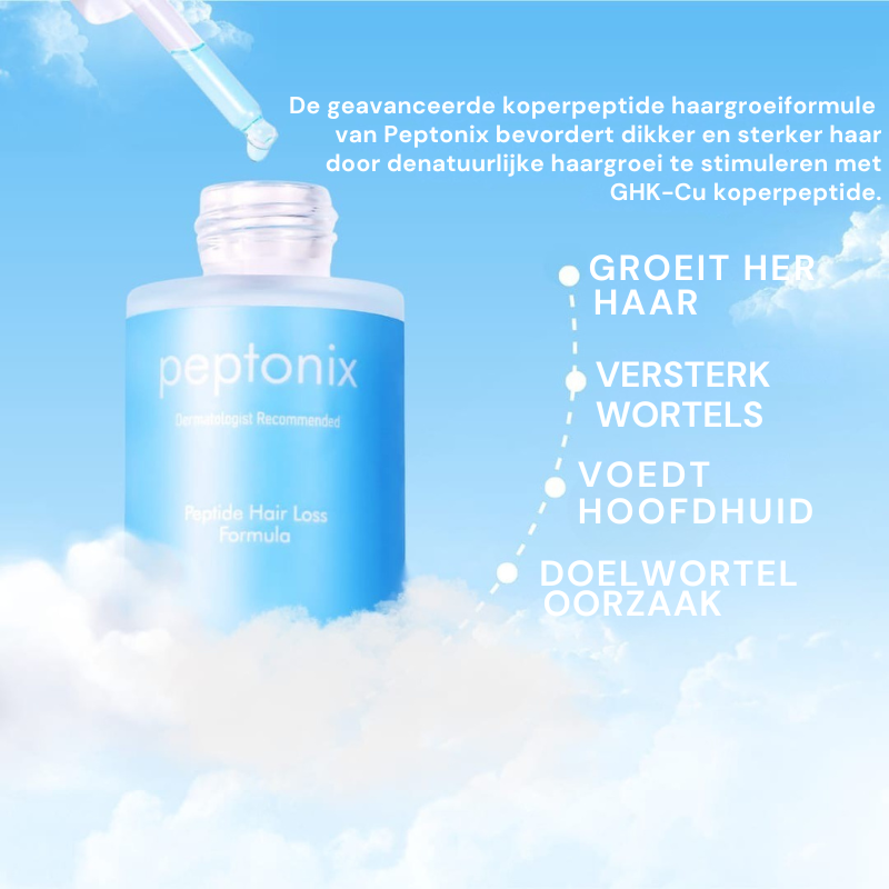 Peptonix - Klinisch bewezen haargroei-ingrediënten voor mannen
