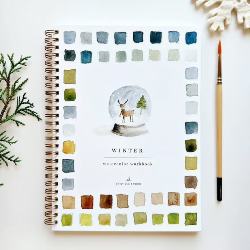 Aquarelli™ | Laat je creativiteit de vrije loop met ons leuke werkboek voor aquarel!