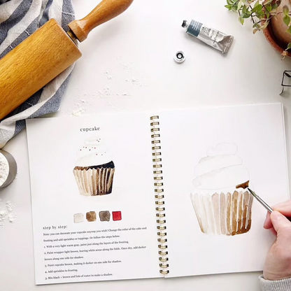 Aquarelli™ | Laat je creativiteit de vrije loop met ons leuke werkboek voor aquarel!